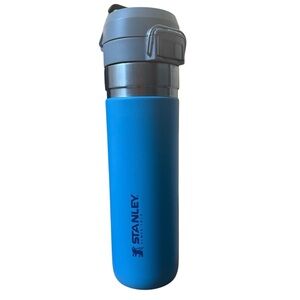 Stanley IceFlow Flip Straw Water Bottle Blue Leakproof Travel Bottle